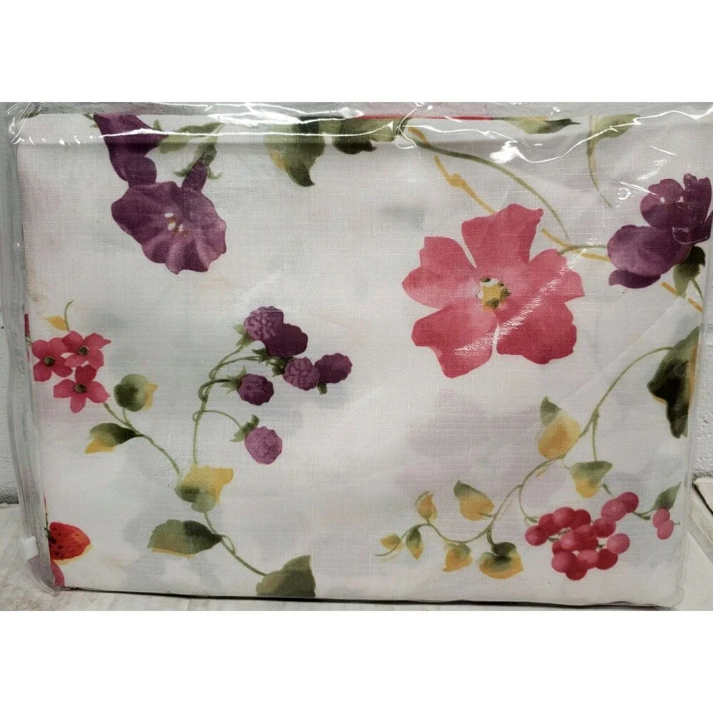 Printed Fabric Tablecloth, 60